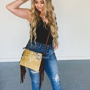 American Darling Denali Fringe Crossbody Bag handbag